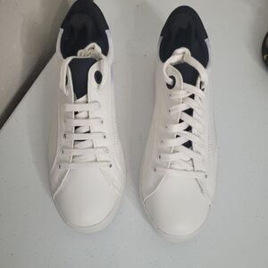 Zara Trafaluc size 41 athletic casual low top shoes lace up white